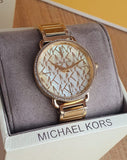 Michael Kors Portia Quartz Gold Dial Gold Steel Strap Watch For Women - MK3886 Buy Now By Michael Kors
