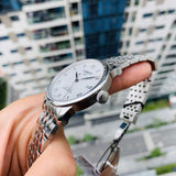 Tissot Le Locle Powermatic 80 Silver Dal Silver Steel Strap Watch For Men - T006.407.11.033.00 Buy Now By Tissot