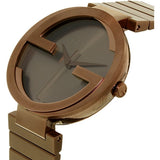 Gucci Interlocking XL Brown Dial Brown Steel Strap Watch For Men - YA133211 Buy Now By Gucci