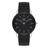 Daniel Wellington Iconic Motion Black Dial Black Rubber Strap Watch For Men - DW00100425 Buy Now By Daniel Wellington