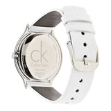 Calvin Klein Skirt White Dial White Leather Strap Watch for Women - K2U291L6 Buy Now By Calvin Klein