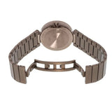 Gucci Interlocking G Quartz Brown Dial Brown Steel Strap Watch for Women - YA133317 Buy Now By Gucci