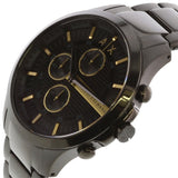 Armani Exchange Hampton Chronograph Black Dial Black Steel Strap Watch For Men - AX2164 Buy Now By Armani Exchange