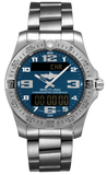 Breitling Aerospace Evo Blue Dial Silver Steel Strap Watch for Men - E79363101C1E1 Buy Now By Breitling