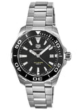 Tag Heuer Aquaracer Black Dial Silver Steel Strap Watch for Men - WAY111A.BA0928 Buy Now By Tag Heuer