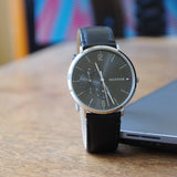 Tommy Hilfiger Brooklyn Black Dial Black Leather Strap Watch for Men - 1791509 Buy Now By Tommy Hilfiger