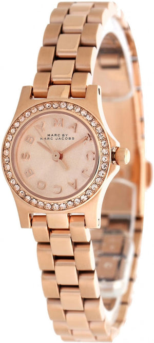 Marc Jacobs Henry Rose Gold Dial Rose Gold Steel Strap Watch for Women - MBM3278 Buy Now By Marc Jacobs