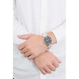 Emporio Armani Kappa Quartz Black Dial Two Tone Mesh Bracelet Watch For Men - AR11228 Buy Now By Emporio Armani