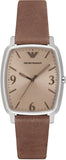 Emporio Armani Epsilon Quartz Brown Dial Brown Leather Strap Watch For Men - AR2489 Buy Now By Emporio Armani