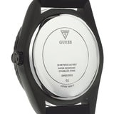 Guess Connoisseur Black Dial Black Silicone Strap Watch For Men - GW0335G1 Buy Now By Guess