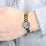 Tissot T Lady Lovely Silver Dial Gold Steel Strap Watch For Women - T058.009.33.031.00 Buy Now By Tissot