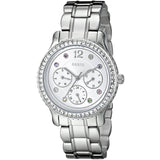Guess Enchanting Diamonds Silver Dial Silver Steel Strap Watch for Women - W0305L1 Buy Now By Guess
