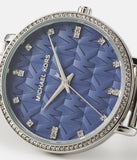 Michael Kors Pyper Blue Dial Silver Steel Strap Watch For Women - MK4671 Buy Now By Michael Kors