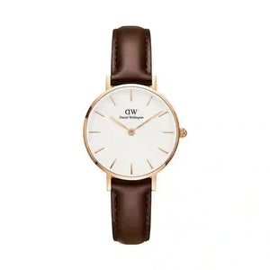 Daniel Wellington Classic Petite Bristol White Dial Brown Leather Strap Watch For Women - DW00100227 Buy Now By Daniel Wellington