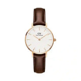 Daniel Wellington Classic Petite Bristol White Dial Brown Leather Strap Watch For Women - DW00100227 Buy Now By Daniel Wellington