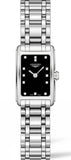 Longines Dolcevita Black Dial Silver Steel Strap Watch for Women - L5.258.4.57.6 Buy Now By Longines