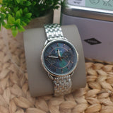 Fossil Tailor Mother of Pearl Black Dial Silver Steel Strap Watch for Women - ES3911 Buy Now By Fossil