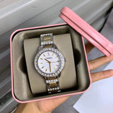 Fossil Jesse Crystals White Dial Two Tone Steel Strap Watch for Women - ES2409 Buy Now By Fossil