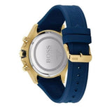 Hugo Boss Admiral Blue Dial Blue Rubber SIlicon Strap Watch for Men - 1513965 Buy Now By Hugo Boss