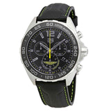 Tag Heuer Formula 1 Aston Martin Black Dial Black Leather Strap Watch for Men - CAZ101P.FC8245 Buy Now By Tag Heuer