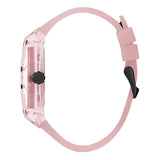 Guess Sporting Black Dial Pink Rubber Strap Watch for Men - GW0032G1 Buy Now By Guess