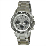 Marc Jacobs Marc Chronograph Silver Dial Silver Steel Strap Watch for Men - MBM3155 Buy Now By Marc Jacobs