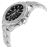 Tag Heuer Aquaracer Chronograph Black Dial Silver Steel Strap Watch for Men - CAY1110.BA0927 Buy Now By Tag Heuer