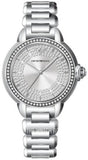 Emporio Armani Mia Three Crystals Silver Dial Silver Steel Strap Watch For Women - AR11632 Buy Now By Emporio Armani