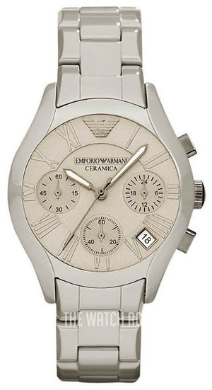 Emporio Armani Valente Chronograph Grey Dial Grey Steel Strap Watch For Men - AR1460 Buy Now By Emporio Armani