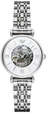 Emporio Armani Meccanico Mother of Pearl Dial Silver Steel Strap Watch For Women - AR1991 Buy Now By Emporio Armani