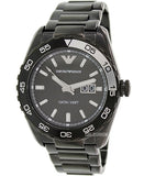 Emporio Armani Sportivo Quartz Black Dial Black Steel Strap Watch For Men - AR6049 Buy Now By Emporio Armani