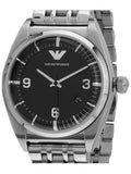 Emporio Armani Classic Analog Black Dial Silver Steel Strap Watch For Men - AR0369 Buy Now By Emporio Armani