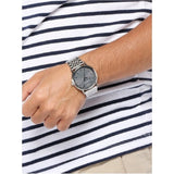 Emporio Armani Kappa Quartz Grey Dial Silver Mesh Bracelet Watch For Men - AR11068 Buy Now By Emporio Armani