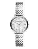 Emporio Armani Mother of Pearl Dial Silver Steel Strap Watch For Women - AR11112 Buy Now By Emporio Armani