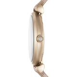 Emporio Armani Gianni T Bar Analog Silver Dial Beige Leather Strap Watch For Women - AR11127 Buy Now By Emporio Armani