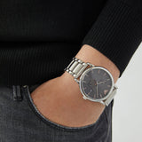 Emporio Armani Classic Quartz Grey Dial Silver Steel Strap Watch For Men - AR11134 Buy Now By Emporio Armani