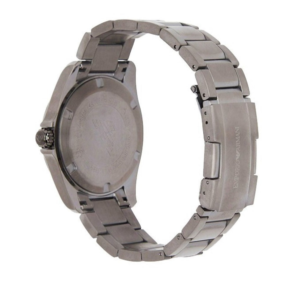 Emporio Armani Sigma Quartz Grey Dial Grey Steel Strap Watch For Men - AR11178 Buy Now By Emporio Armani