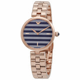 Emporio Armani Arianna Quartz Grey Dial Rose Gold Steel Strap Watch For Women - AR11220 Buy Now By Emporio Armani