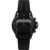 Emporio Armani Luigi Analog Black Dial Black Leather Strap Watch For Men - AR11450 Buy Now By Emporio Armani
