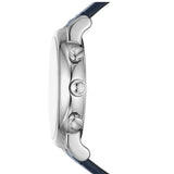 Emporio Armani Luigi Chronograph Blue Dial Blue Leather Strap Watch For Men - AR11451 Buy Now By Emporio Armani