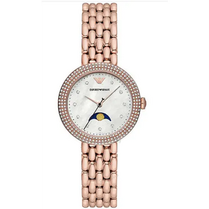 Emporio Armani Rosa Mother of Pearl Dial Rose Gold Steel Strap Watch For Women - AR11462 Buy Now By Emporio Armani