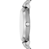 Emporio Armani Gianni T-Bar Quartz Blue Dial Silver Steel Strap Watch For Women - AR11594 Buy Now By Emporio Armani