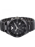 Emporio Armani Black Ceramic Chronograph Black Dial Watch For Men - AR1421 Buy Now By Emporio Armani