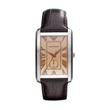 Emporio Armani Classic Brown Dial Brown Leather Strap Watch For Men - AR1605 Buy Now By Emporio Armani