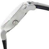 Emporio Armani Retro Analog Quartz Silver Dial Black Leather Strap Watch For Men - AR1674 Buy Now By Emporio Armani