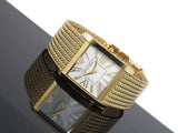 Emporio Armani Super Slim Quartz White DIal Gold Mesh Bracelet Watch For Women - AR2017 Buy Now By Emporio Armani