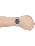 Emporio Armani Renato Chronograph Blue Dial Silver Steel Strap Watch For Men - AR2448 Buy Now By Emporio Armani
