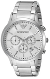 Emporio Armani Sportivo Chronograph Silver Dial Silver Steel Strap Watch For Men - AR5963 Buy Now By Emporio Armani