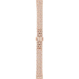 Emporio Armani Gianni T-Bar Silver Dial Rose Gold Steel Strap Watch For Women - AR60023 Buy Now By Emporio Armani