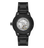 Emporio Armani Meccanico Automatic Black Dial Black Steel Strap Watch For Men - AR60054 Buy Now By Emporio Armani